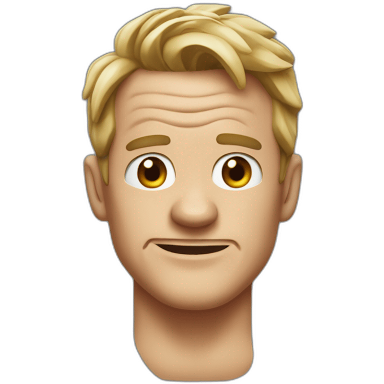 Gordan Ramsey with forehead wrinkles emoji