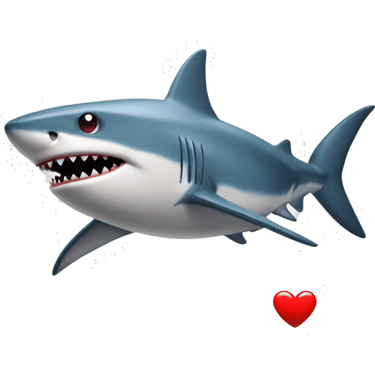 shark with heart eyes emoji