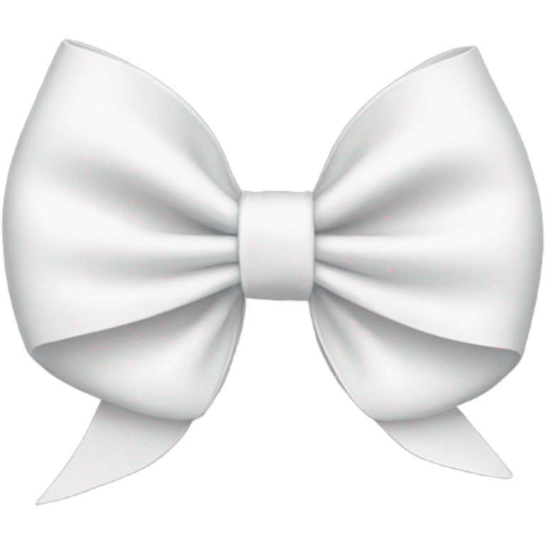 White bow emoji