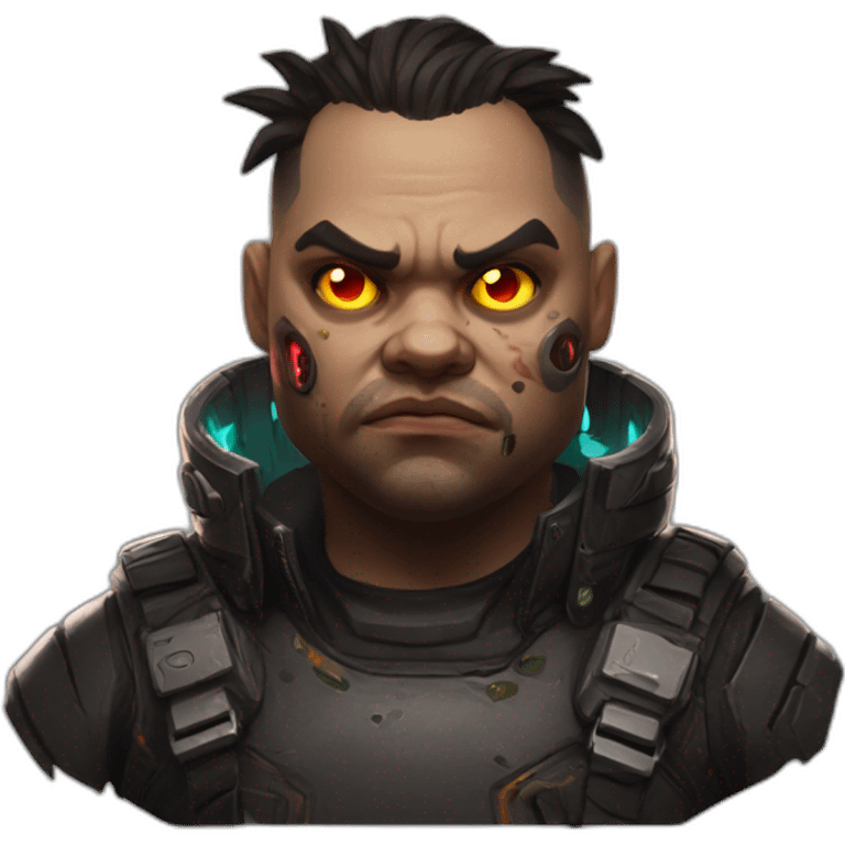 cyberpunk pudge emoji