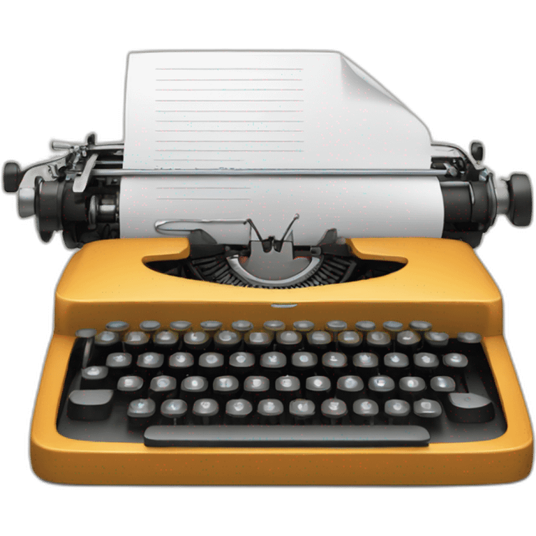 typewriter emoji