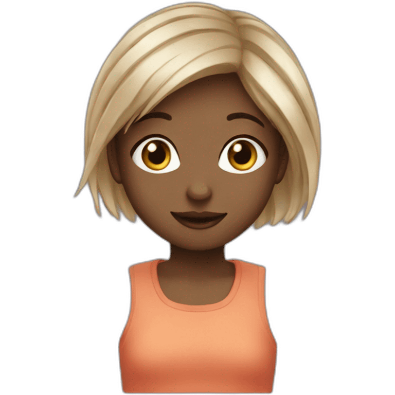 Community  girl￼ emoji