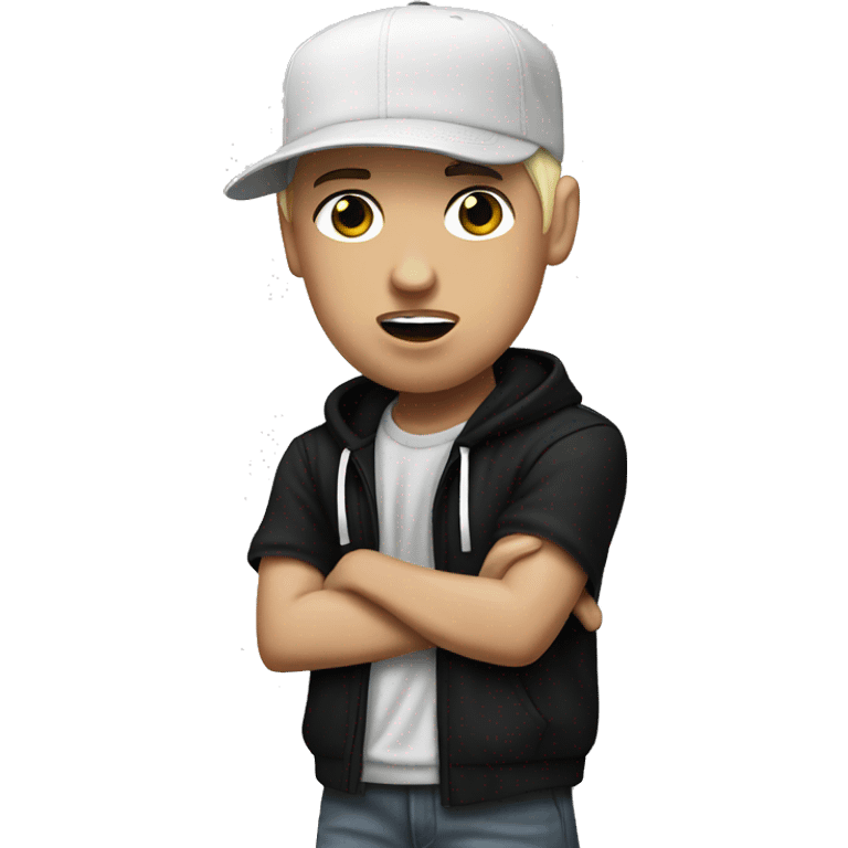 Eminem the rapper rapping  emoji