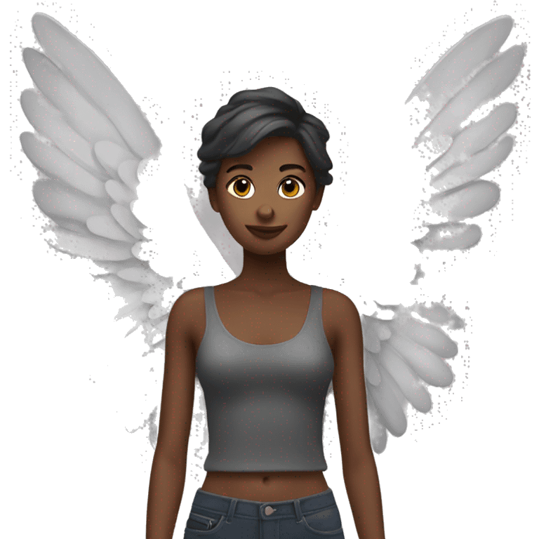 Model With Wings  emoji