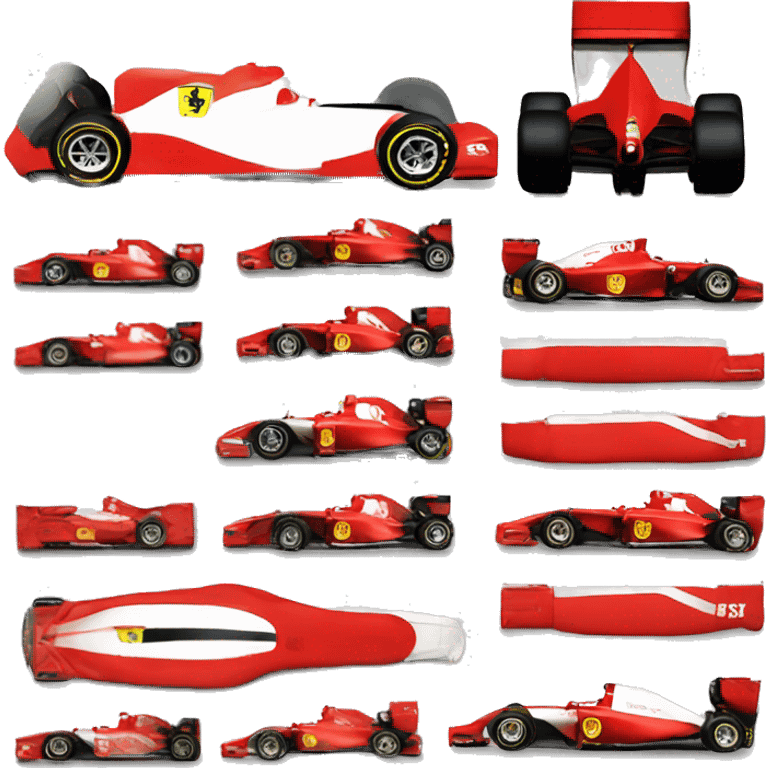 Ferrari Formula 1 car emoji