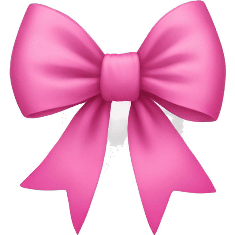 Pink bow emoji