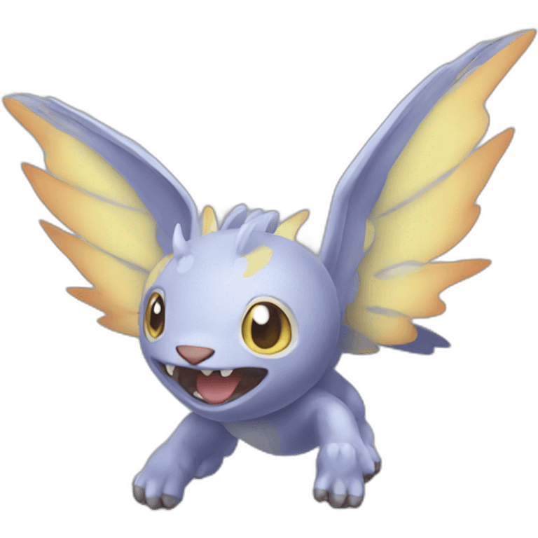 flying baby Digimon creature emoji