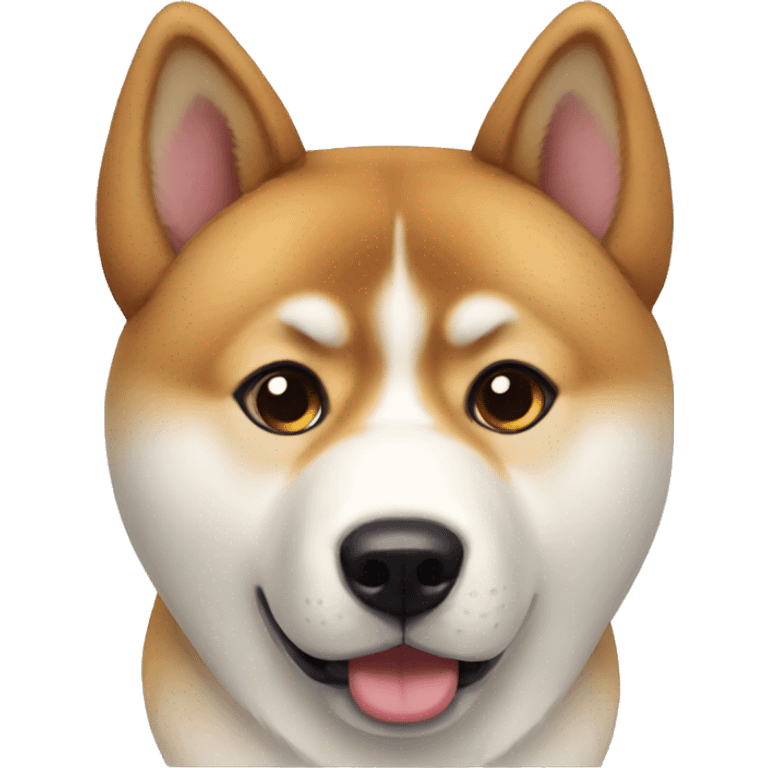 Akita inu Big surprise eyes emoji