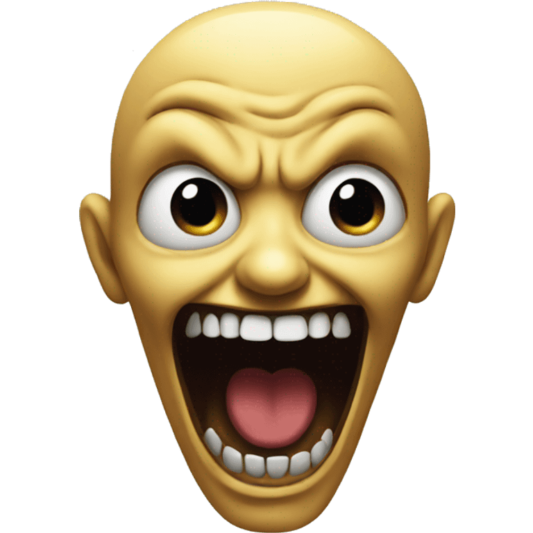 horror crazy smiley emoji