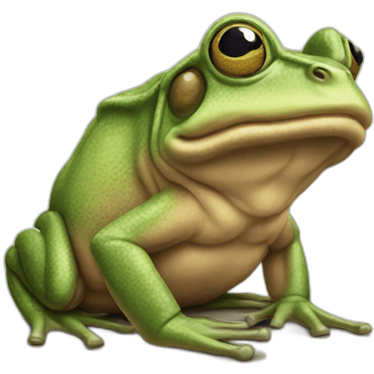 bull camel frog emoji