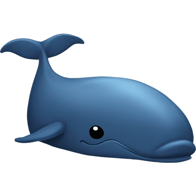 Whale sleeping bed emoji