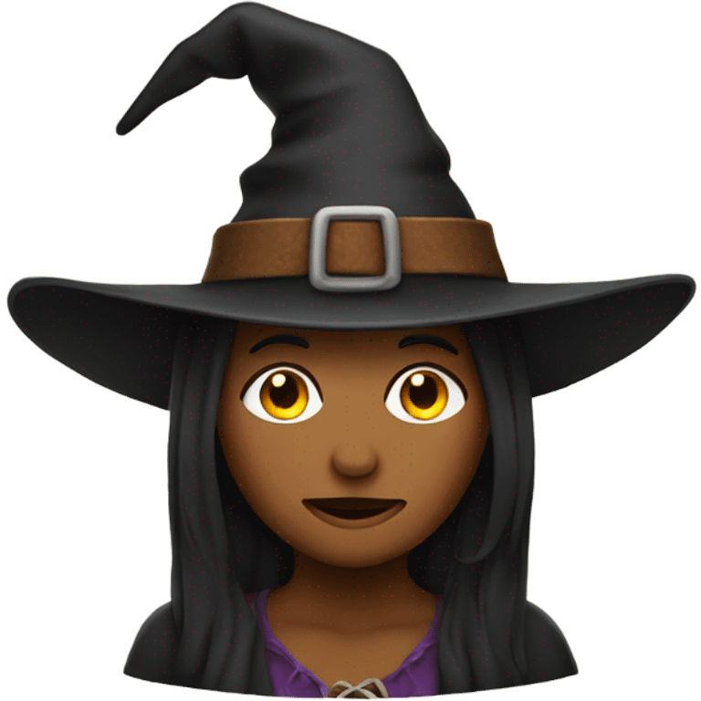 Witch with cowboy hat emoji