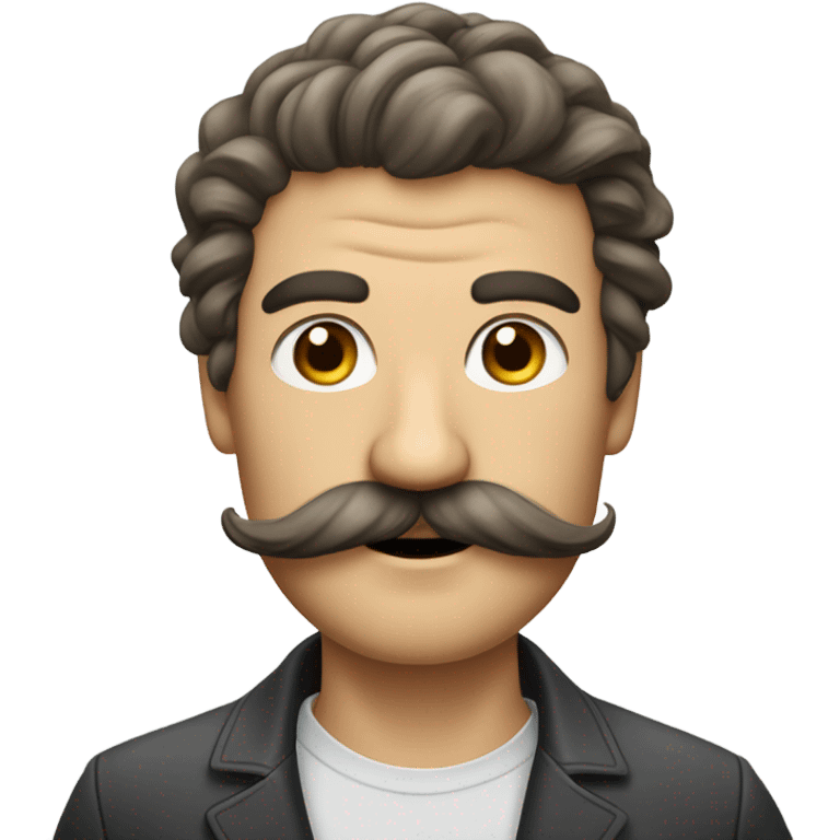 bushy moustache emoji