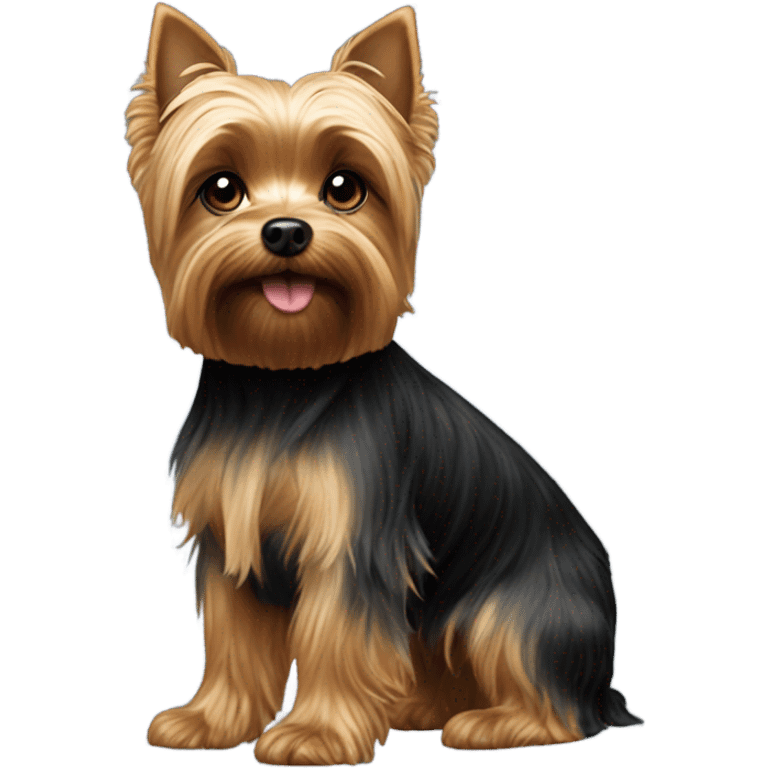 Un yorkie  terrier mini   emoji