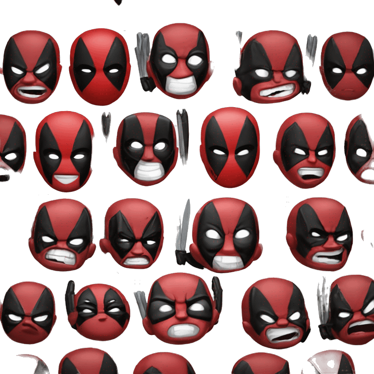 Deadpool and wolverine emoji