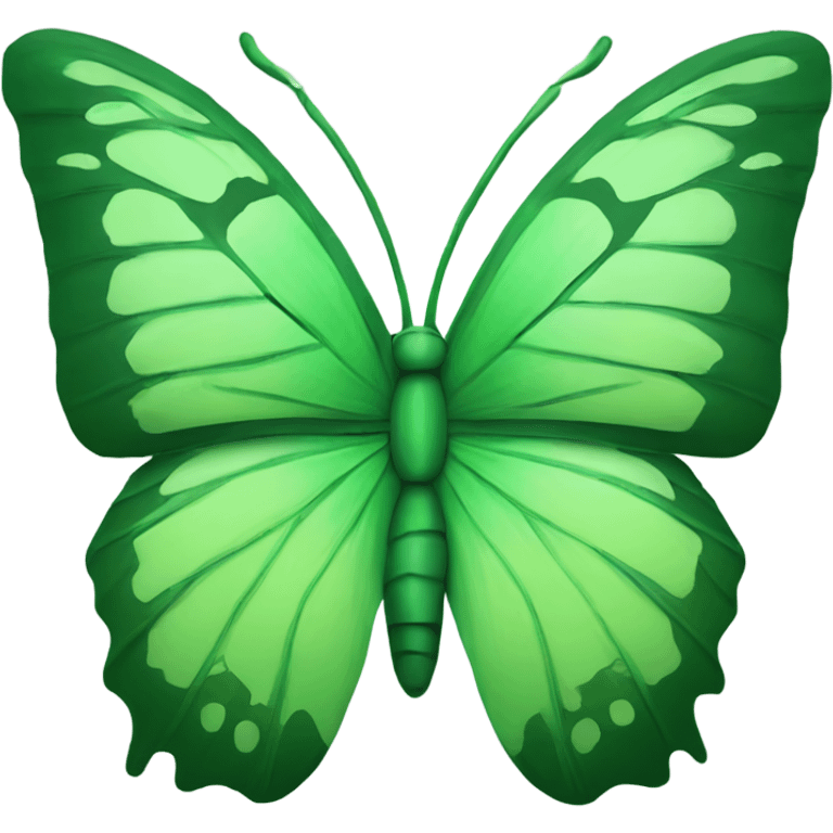 Green butterfly split into two . Hexcode#98cbf4 emoji