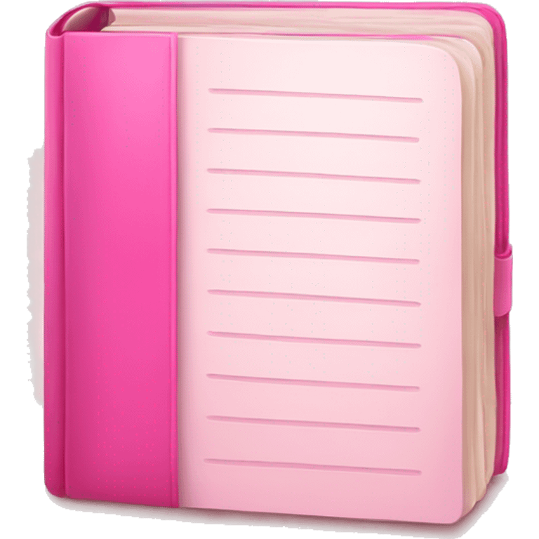 Pink book agenda emoji