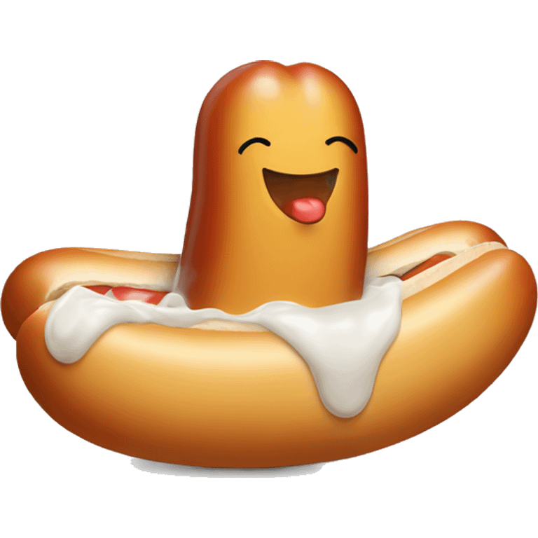 hot dog in boiling water emoji