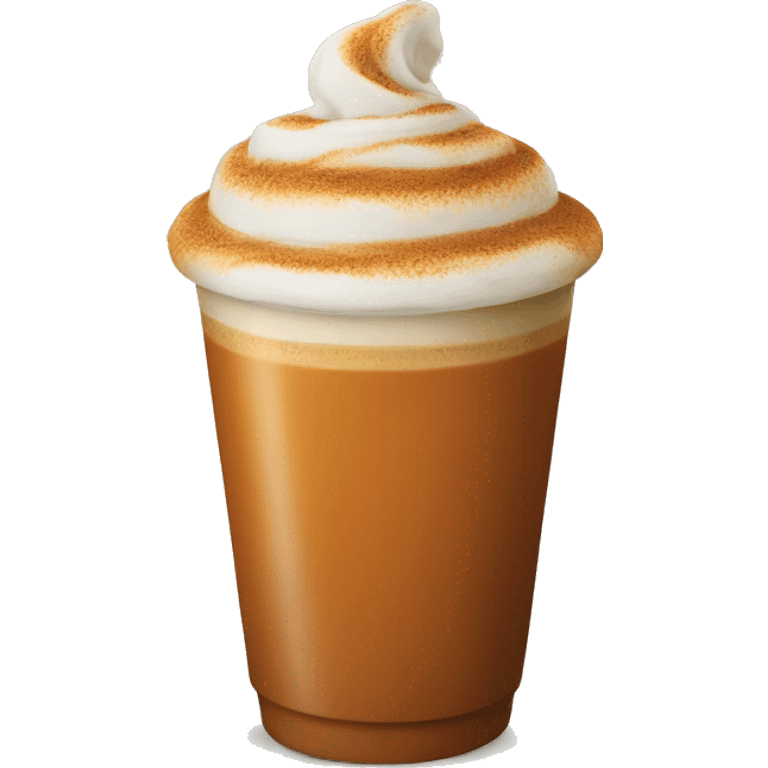 Pumpkin spice latte emoji