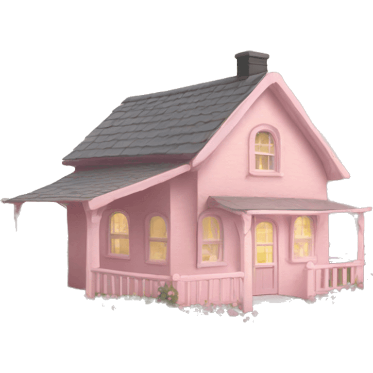 light pink cottage  emoji