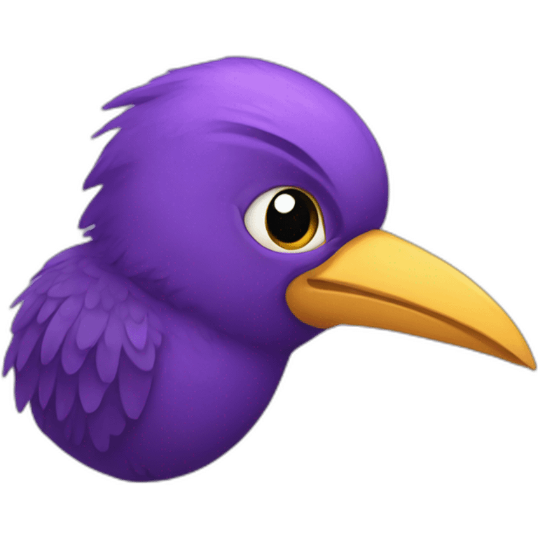 purple bird emoji