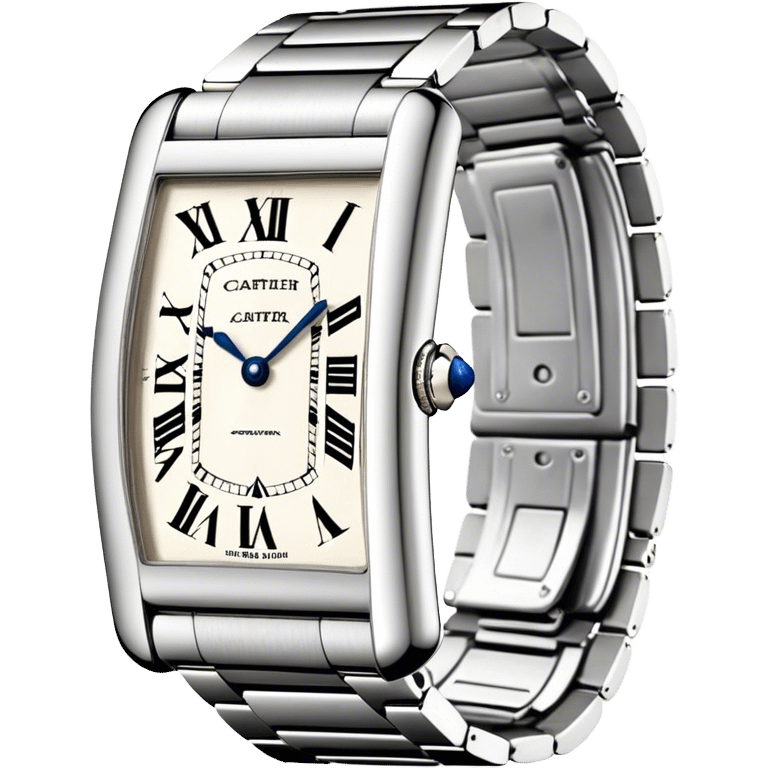 Cartier tank americaine watch emoji