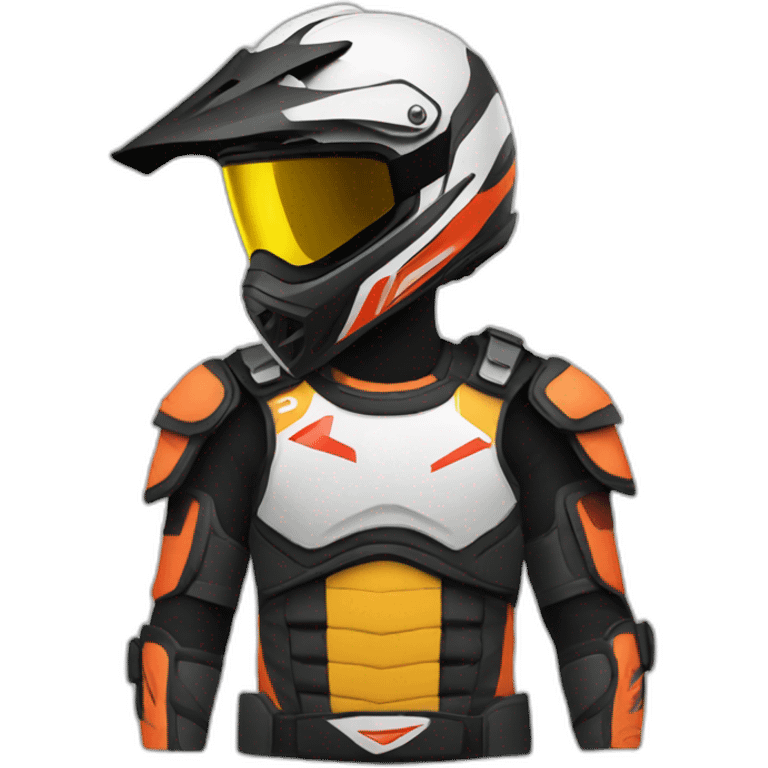 Moto-cross armor emoji