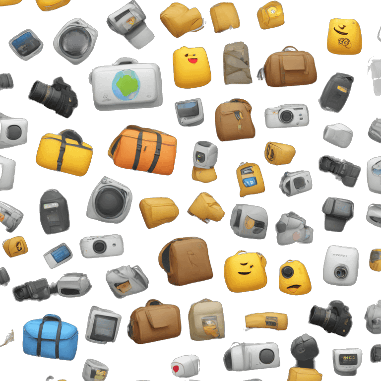 Photo equipment bag emoji