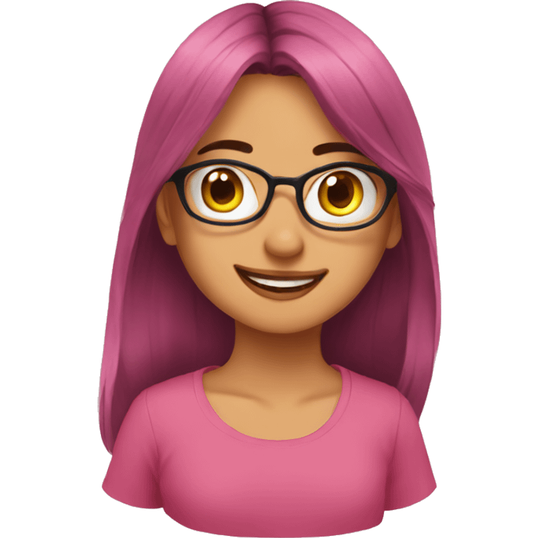 Ridhima with specks emoji