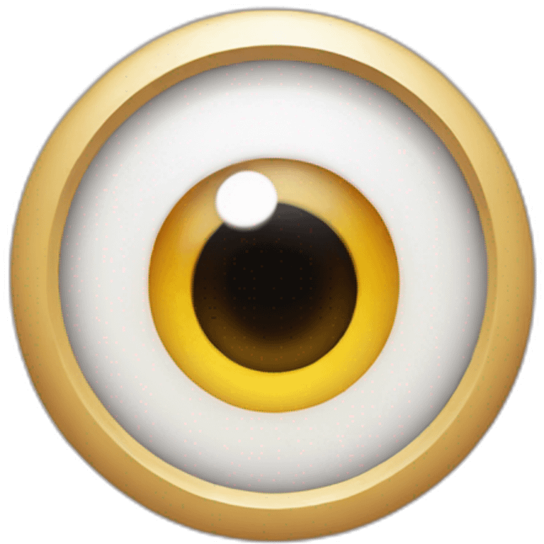 An eye with a neck emoji