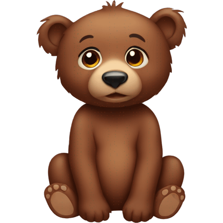 Baby brown bear emoji