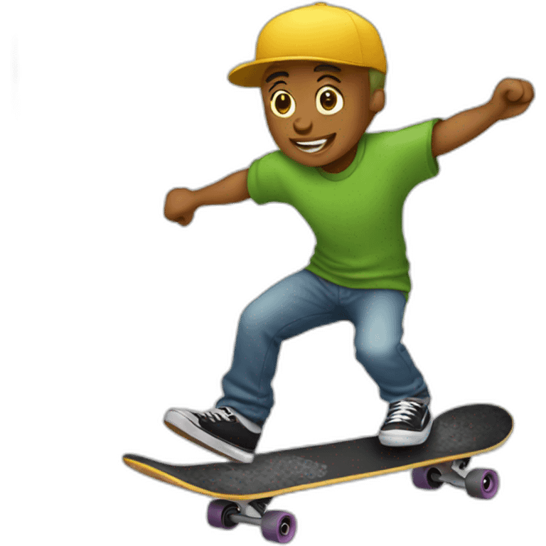 Skateboarding emoji