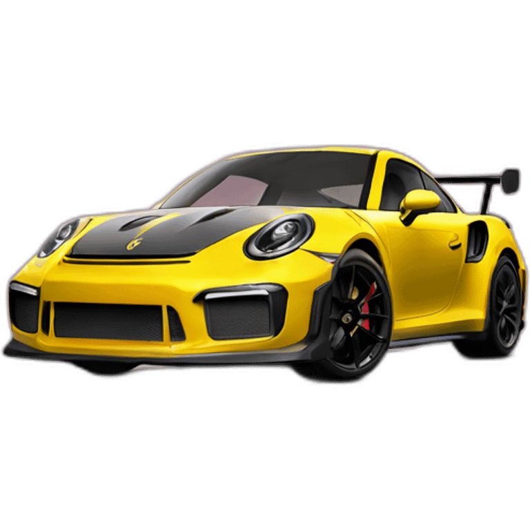 Pikachu on a pink gt3rs emoji