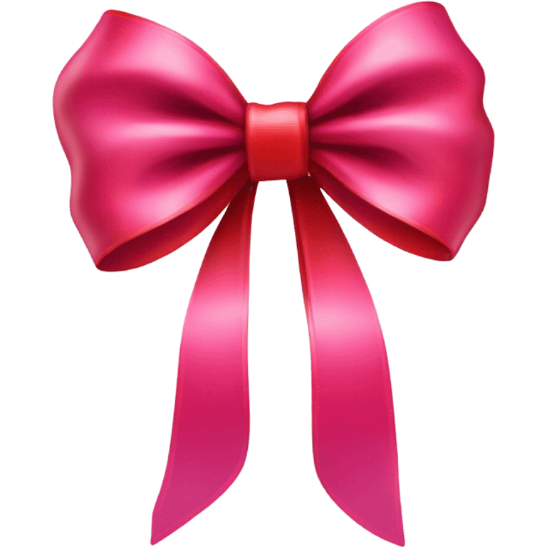 pink and red bow  emoji