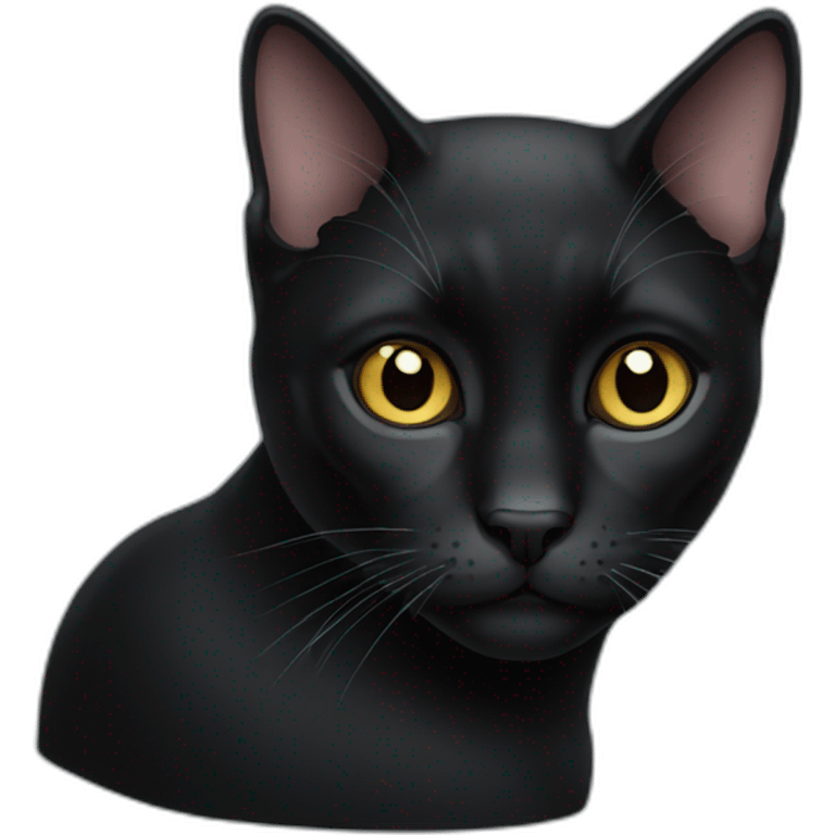 a-black-cat emoji