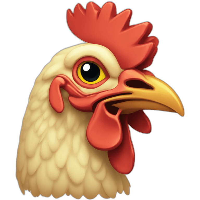 Pollo con cabeza de langosta  emoji