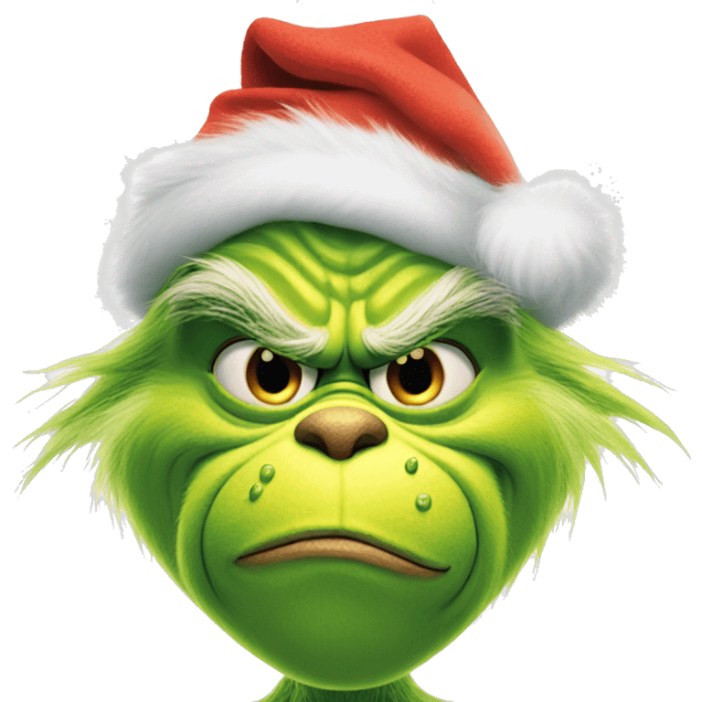 The grinch  emoji