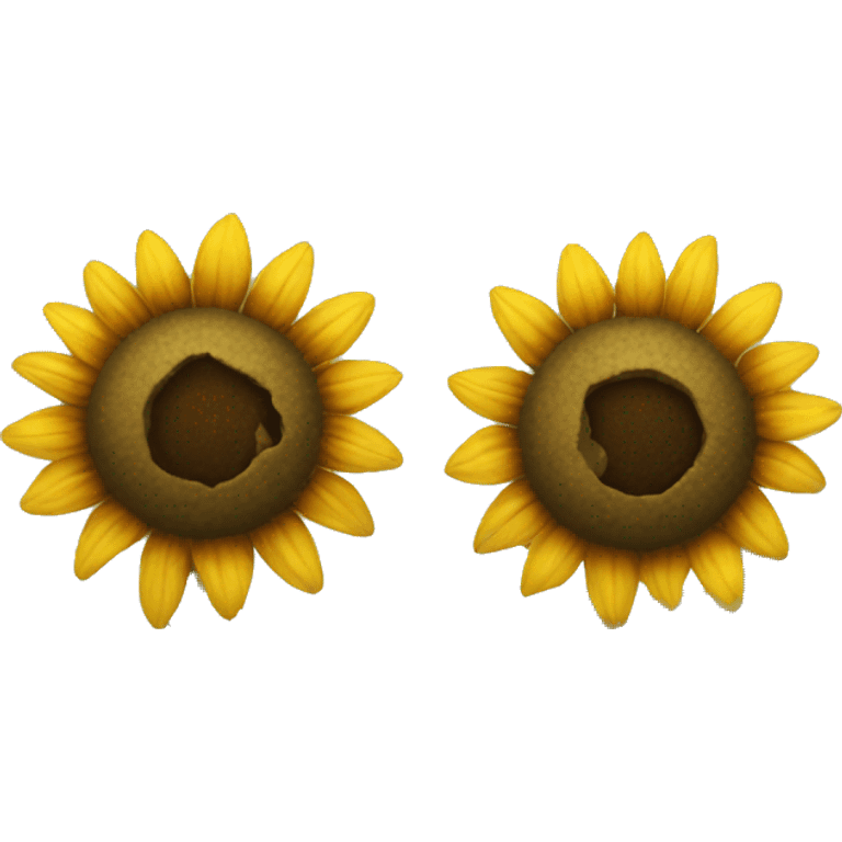 Dead and withered sunflower  emoji