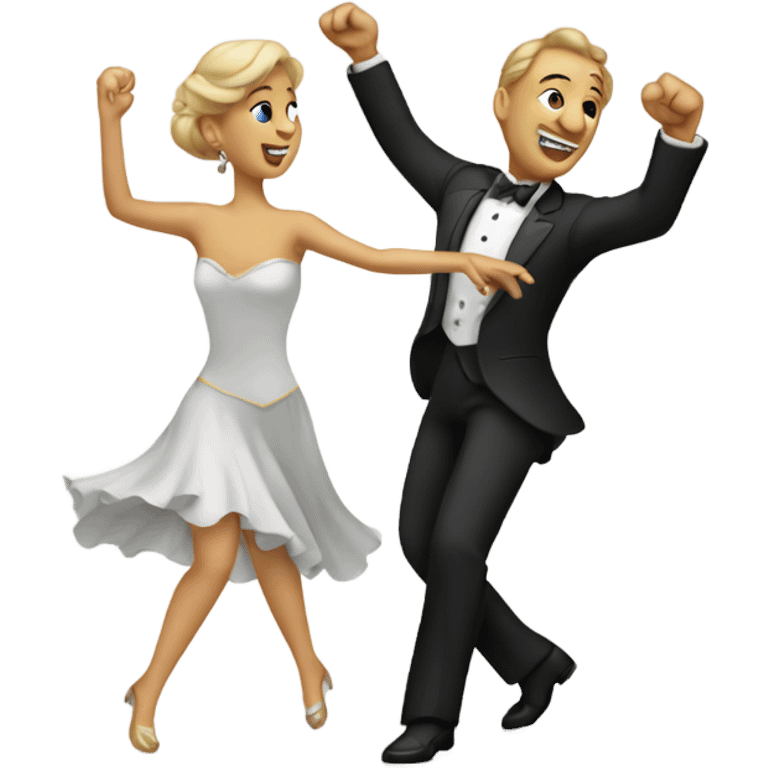 2 speakers dancing the waltz emoji