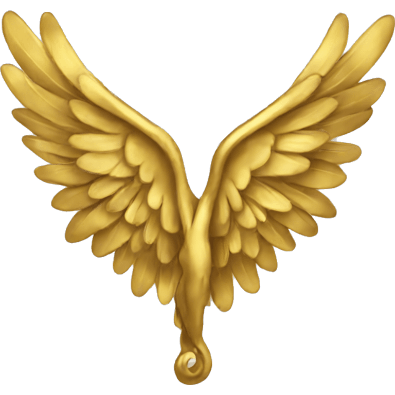 gold wings emoji