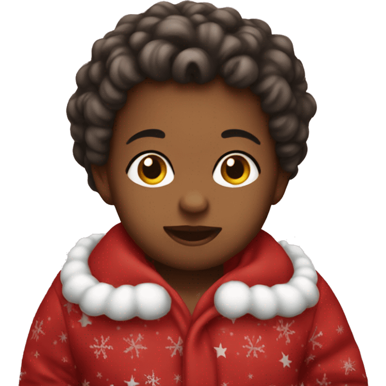 Christmas baby emoji