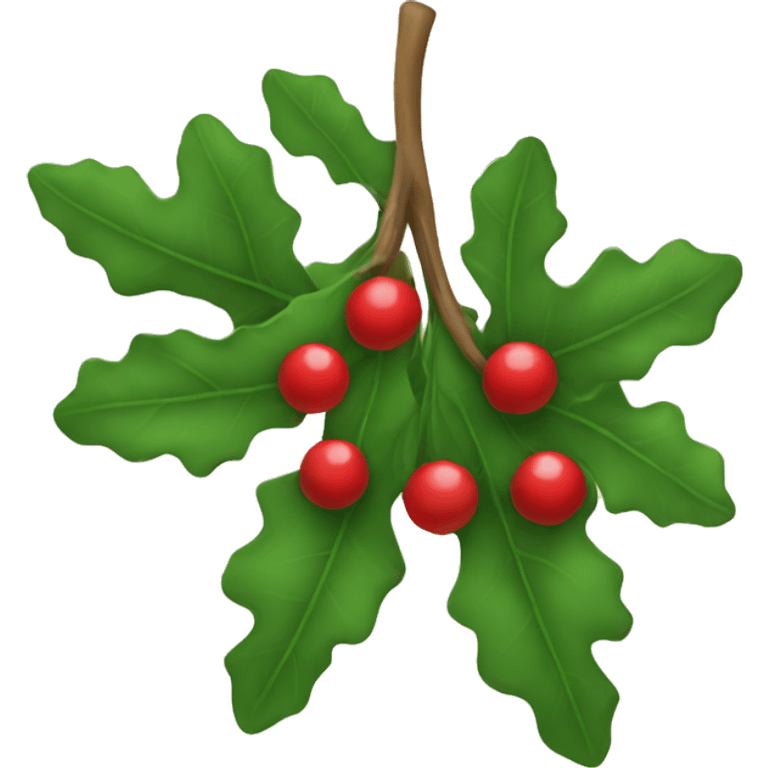 mistletoe  emoji