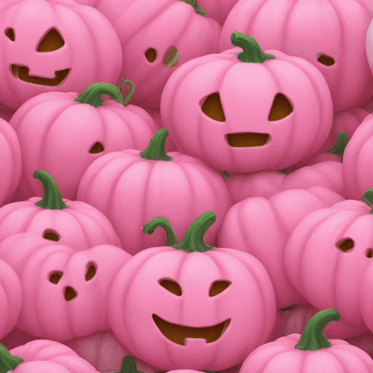 pink pumpkin emoji