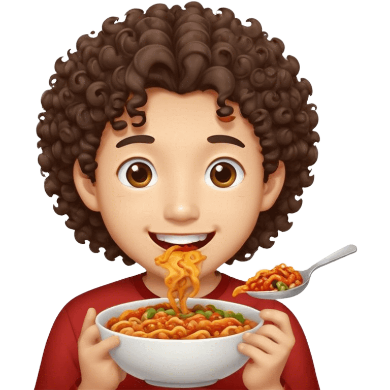 My boy friend william he is Taiwanese curly hair cute smile and pretty teeth his eyes are pretty big and he likes to eat spicy food emoji