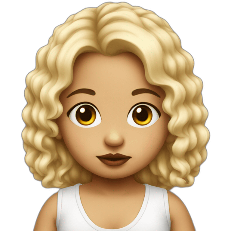 Italian mobster baby girl emoji