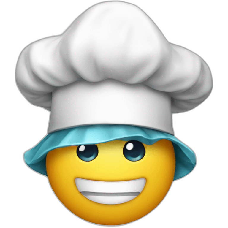 A diamond with a chef's hat emoji