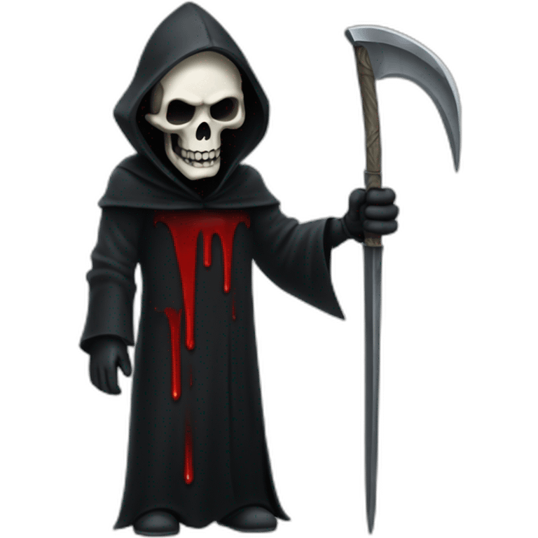 grim reaper timesheet blood emoji