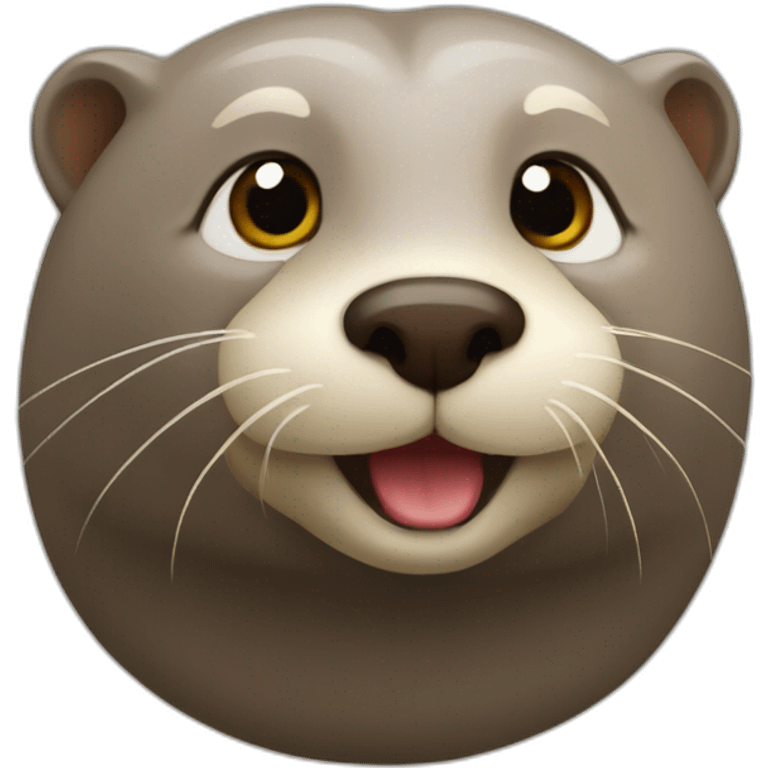 Conchon sur une loutre emoji