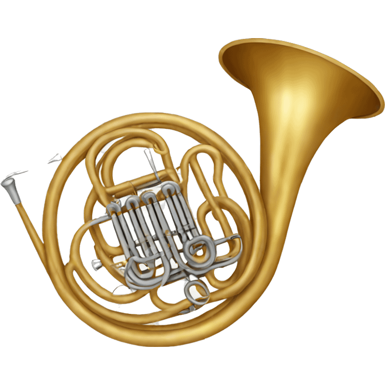 French horn emoji