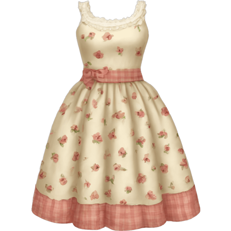 Cottagecore dress emoji